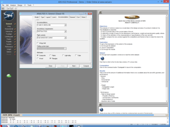 Aircraft Design Software Professional (ADS) screenshot 3