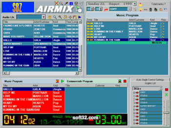 AIRMIX sound automation screenshot
