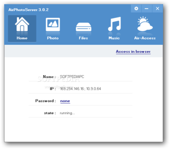 AirPhotoServer+ screenshot