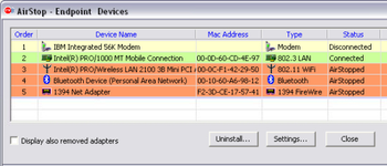 AirStop Multiport screenshot