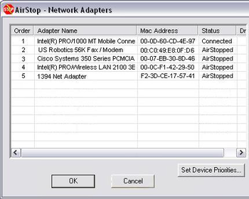 AirStop Wireless screenshot