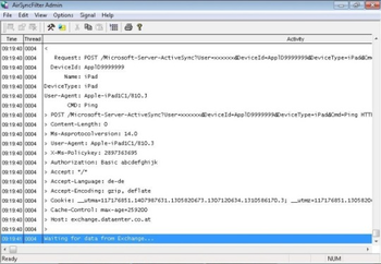 AirSyncFilter  screenshot
