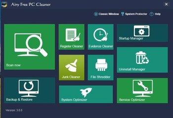 Airy Free PC Cleaner screenshot