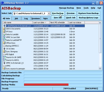 AISBackup screenshot
