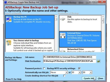 AISBackup screenshot 3