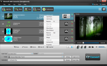 Aiseesoft AMV Converter screenshot