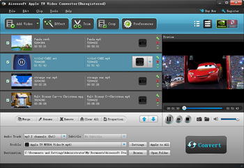 Aiseesoft Apple TV Video Converter screenshot