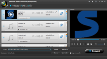 Aiseesoft Audio Converter screenshot
