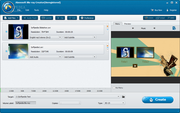 Aiseesoft Blu-ray Creator screenshot