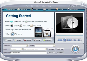 Aiseesoft Blu-Ray to iPad Ripper screenshot 2