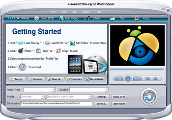 Aiseesoft Blu-Ray to iPad Ripper screenshot 4