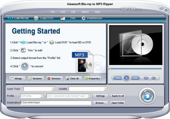 Aiseesoft Blu-ray to MP3 ripper screenshot 3