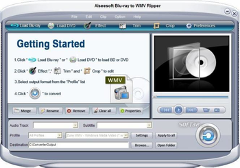 Aiseesoft Blu-ray to WMV Ripper screenshot 3