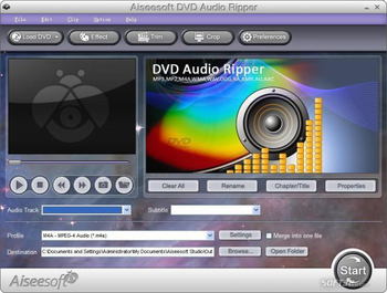 Aiseesoft DVD Audio Ripper screenshot 2