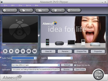 Aiseesoft DVD Ripper screenshot 2