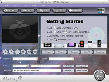 Aiseesoft DVD Ripper screenshot 3