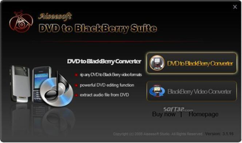 Aiseesoft DVD to BlackBerry Suite screenshot 2