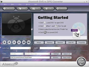 Aiseesoft DVD to DPG Converter screenshot 2