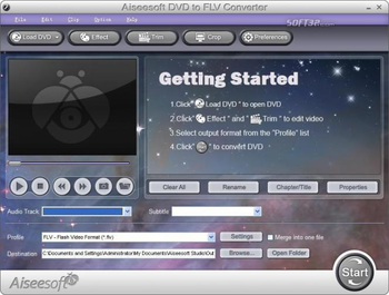 Aiseesoft DVD to FLV Converter screenshot 2