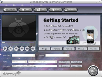 Aiseesoft DVD to iPhone Converter screenshot 3