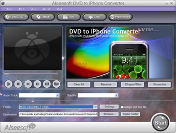 Aiseesoft DVD to iPhone Converter screenshot 4
