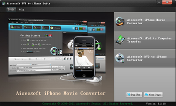 Aiseesoft DVD to iPhone Suite screenshot