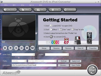 Aiseesoft DVD to iPod Converter screenshot 2