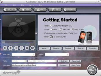 Aiseesoft DVD to Mobile Phone Converter screenshot 3