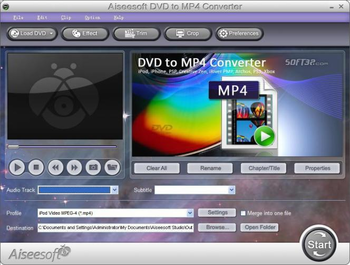 Aiseesoft DVD to MP4 Converter screenshot 3