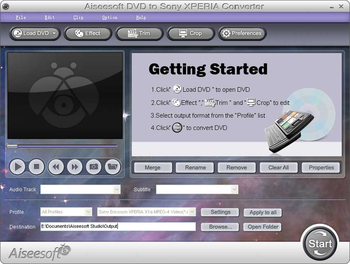 Aiseesoft DVD to Sony XPERIA Converter screenshot 2