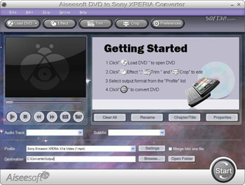 Aiseesoft DVD to Sony XPERIA Converter screenshot 3