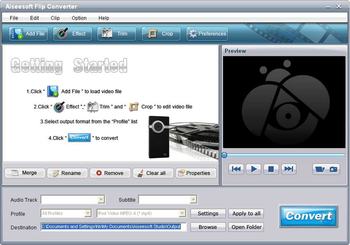 Aiseesoft Flip Converter screenshot