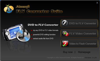 Aiseesoft FLV Converter Suite screenshot