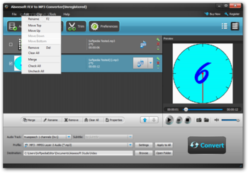 Aiseesoft FLV to MP3 Converter screenshot 5