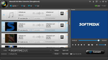Aiseesoft HD Video Converter screenshot
