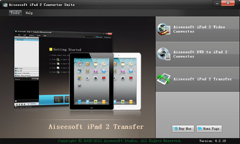 Aiseesoft iPad 2 Converter Suite screenshot