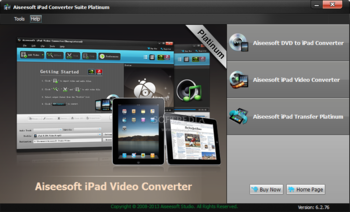 Aiseesoft iPad Converter Suite Platinum screenshot