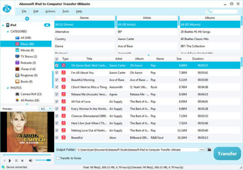 Aiseesoft iPad to Computer Transfer Ultimate screenshot