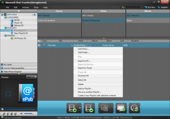 Aiseesoft iPad Transfer screenshot