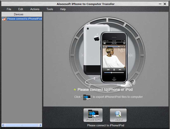 Aiseesoft iPhone to Computer Transfer screenshot