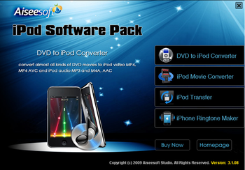 Aiseesoft iPod Software Pack screenshot 2