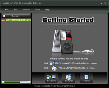 Aiseesoft iPod to Computer Transfer screenshot
