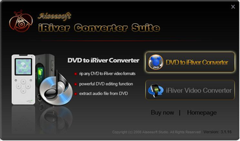 Aiseesoft iRiver Converter Suite screenshot