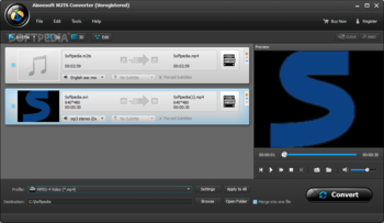 Aiseesoft M2TS Converter screenshot