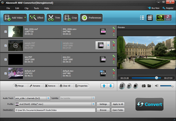 Aiseesoft MXF Converter screenshot