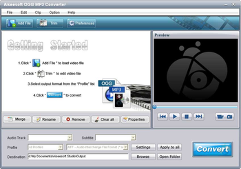 Aiseesoft OGG MP3 Converter screenshot