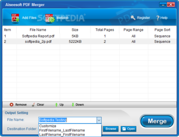 Aiseesoft PDF Merger screenshot 2