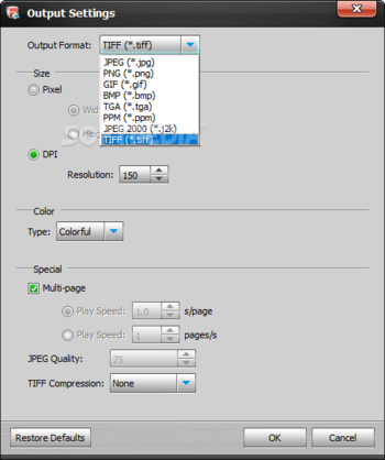 Aiseesoft PDF to Image Converter screenshot 2