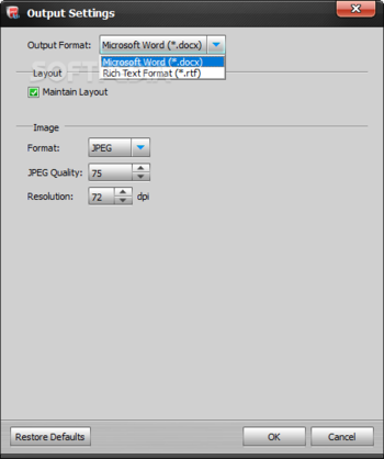 Aiseesoft PDF to Word Converter screenshot 2