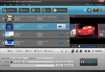 Aiseesoft PSP Movie Converter screenshot